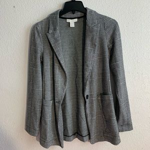 H&M Plaid Blazer